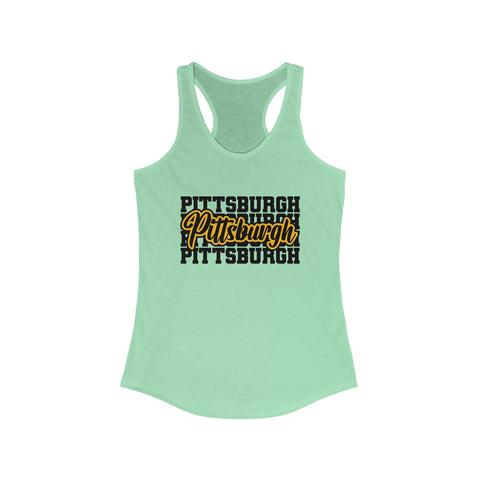 Pittsburgh Typography - Women's Tang Top