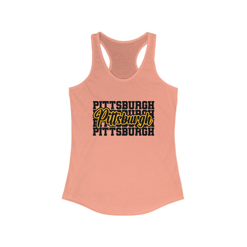 Pittsburgh Typography - Women's Tang Top
