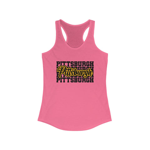 Pittsburgh Typography - Women's Tang Top