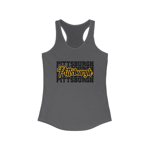 Pittsburgh Typography - Women's Tang Top