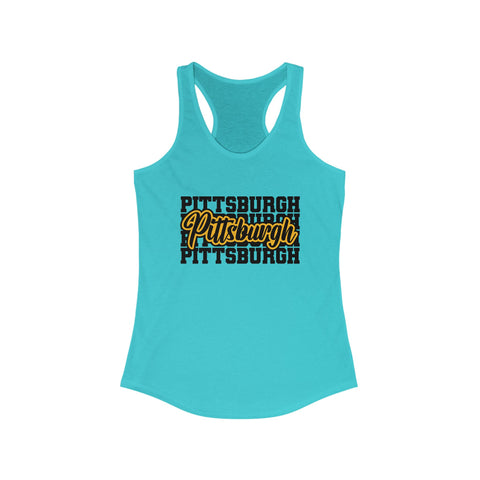 Pittsburgh Typography - Women's Tang Top