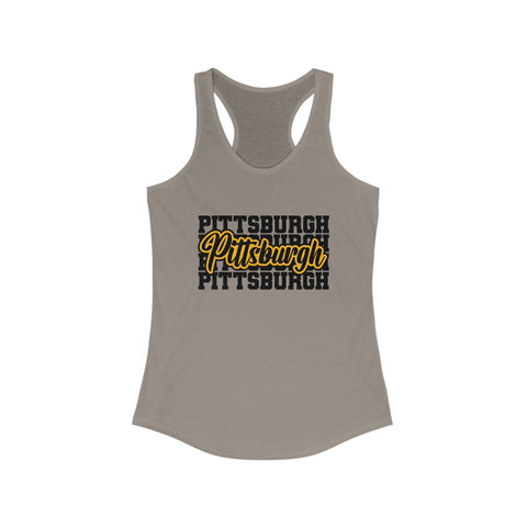 Pittsburgh Typography - Women's Tang Top