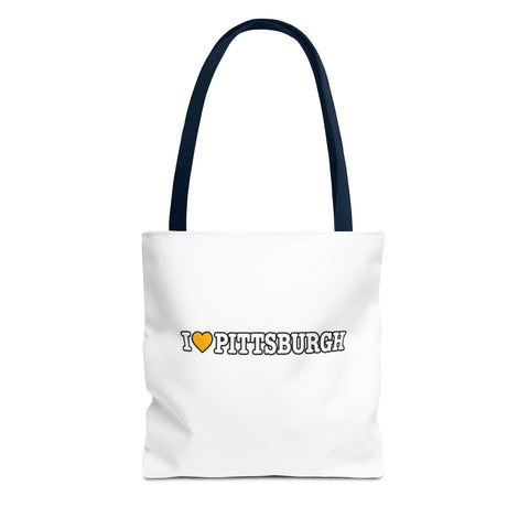 Pittsburgh Love Tote Bag — I  Pittsburgh Canvas Tote
