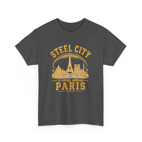 Pittsburgh Steel City Paris 2026 - Unisex Heavy Cotton Tee