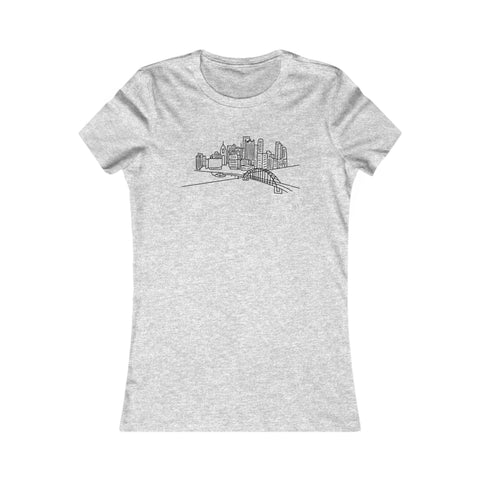 Pittsburgh Skyline - Women's Favorite Tee