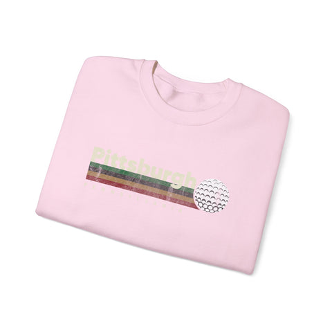 Vintage Pittsburgh Golf - Heavy Blend™ Crewneck Sweatshirt