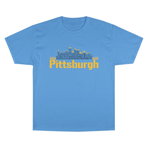 Pittsburgh Football Team Names - Champion T-Shirt
