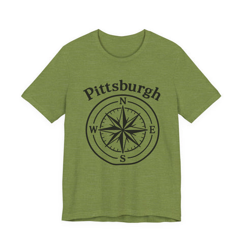 Pittsburgh Compass - Unisex Jersey Short Sleeve Tee