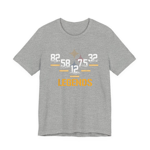 Pittsburgh Football Legends - Unisex Jersey Short Sleeve Tee