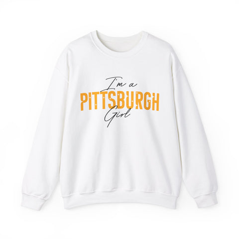 I'm a Pittsburgh Girl - Star Design - Unisex Heavy Blend™ Crewneck Sweatshirt