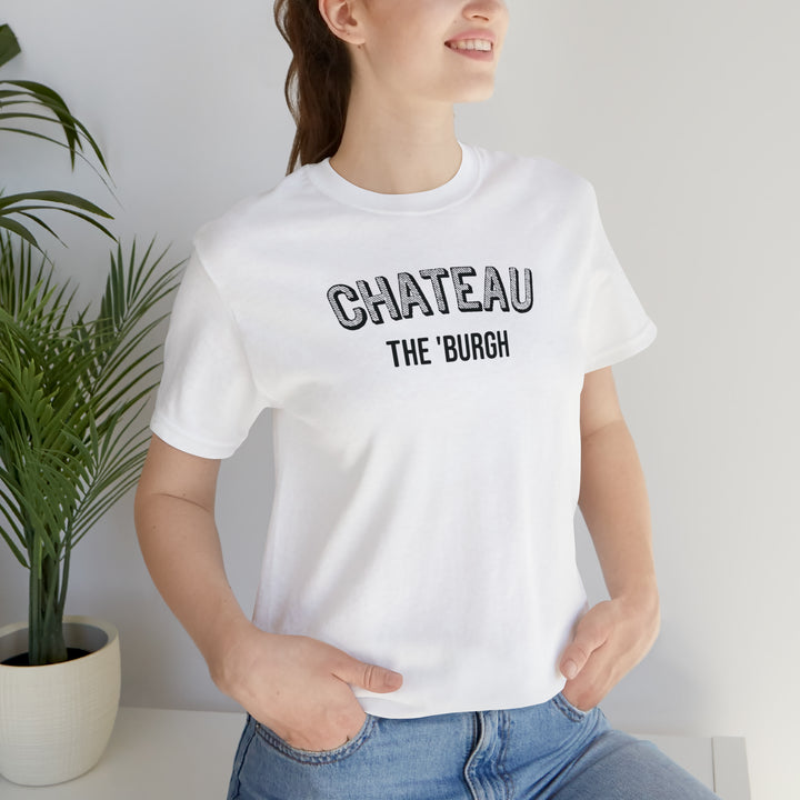 Chateau  - The Burgh Neighborhood Series - Unisex Jersey Short Sleeve Tee T-Shirt Printify   
