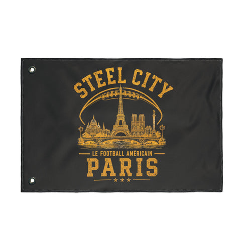 Steel City Paris - Double Sided Flag