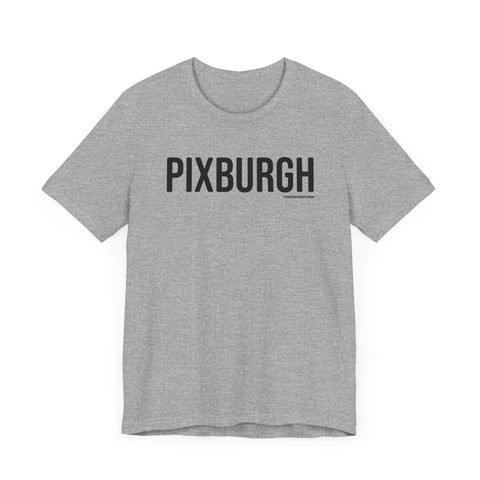 Pittsburgh PIXBURGH Short Sleeve T-Shirt T-Shirt Printify Athletic Heather XS