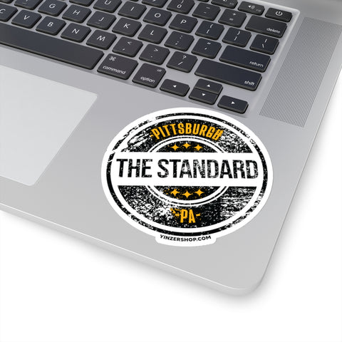 The Standard is the Standard Kiss-Cut Stickers Paper products Printify 4" × 4" White