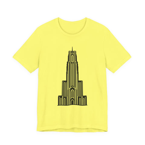Pitt Cathedral of Learning - Unisex Jersey Short Sleeve Tee
