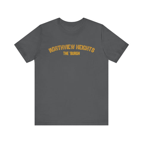 Northview Heights - The Burgh Neighborhood Series - Unisex Jersey Short Sleeve Tee T-Shirt Printify Asphalt S 