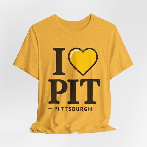 I Heart PIT - Unisex Jersey Short Sleeve Tee