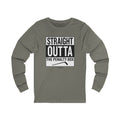 Straight Outta the Penalty Box - Long Sleeve Tee Long-sleeve Printify S Grey TriBlend