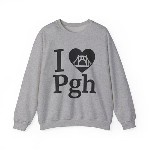 I Love PGH - Heavy Blend™ Crewneck Sweatshirt