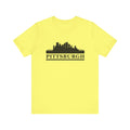 Pittsburgh Downtown Skyline Design T-Shirt  - Unisex bella+canvas 3001 T-Shirt Printify Yellow S 