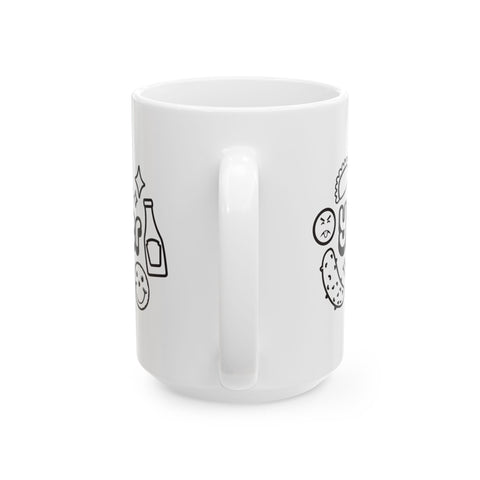 Yinzer Icon Doodles -  Coffee Mugs (11oz, 15oz)