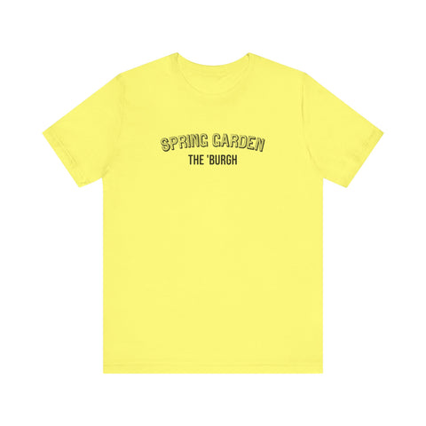 Spring Garden - The Burgh Neighborhood Series - Unisex Jersey Short Sleeve Tee T-Shirt Printify Yellow S 