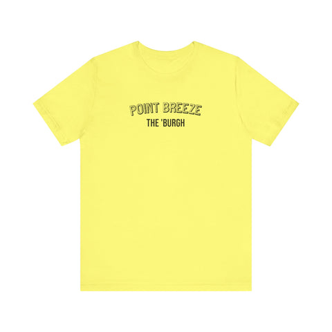 Point Breeze - The Burgh Neighborhood Series - Unisex Jersey Short Sleeve Tee T-Shirt Printify Yellow S 