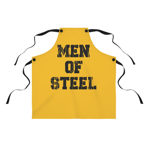 Pittsburgh Men of Steel Apron Accessories Printify One Size