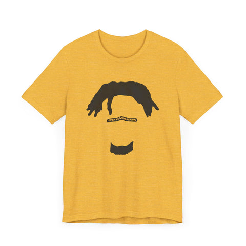 George is always open - Short Sleeve Tee T-Shirt Printify Heather Yellow Gold XS