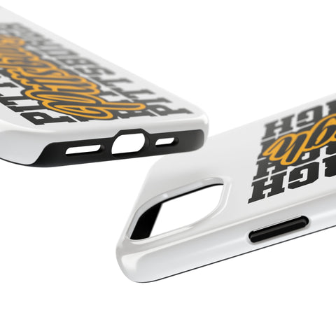 Pittsburgh Typography - iPhone Phone Case Mate Tough