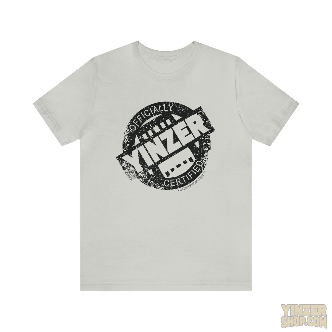 Certified Yinzer™ Unisex Jersey Short Sleeve Tee T-Shirt Printify Silver S 
