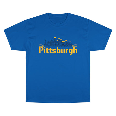 Pittsburgh Football Team Names - Champion T-Shirt