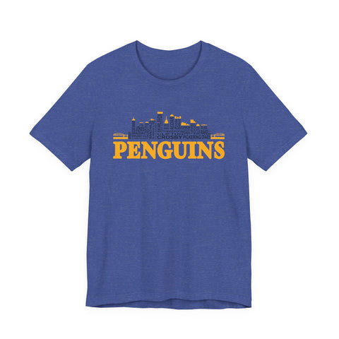 Pittsburgh Penguins City Roster - Unisex Jersey Short Sleeve Tee