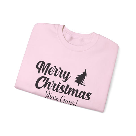 Merry Christmas Yinz! - Heavy Blend™ Crewneck Sweatshirt