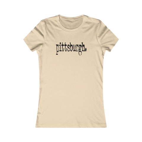 Pittsburgh Typewriter - Women's Favorite Tee