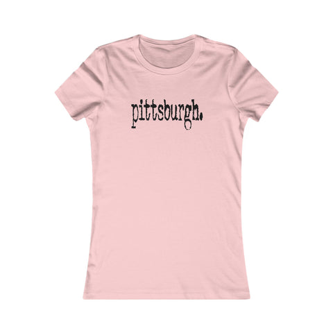 Pittsburgh Typewriter - Women's Favorite Tee