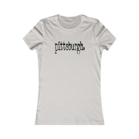 Pittsburgh Typewriter - Women's Favorite Tee