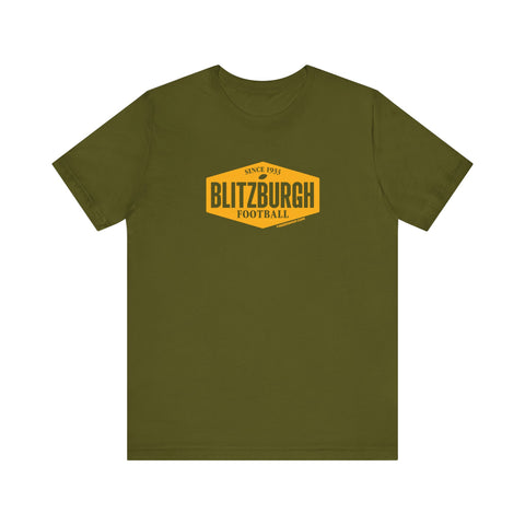 Blitzburgh Crest - Short Sleeve Tee T-Shirt Printify Olive S 