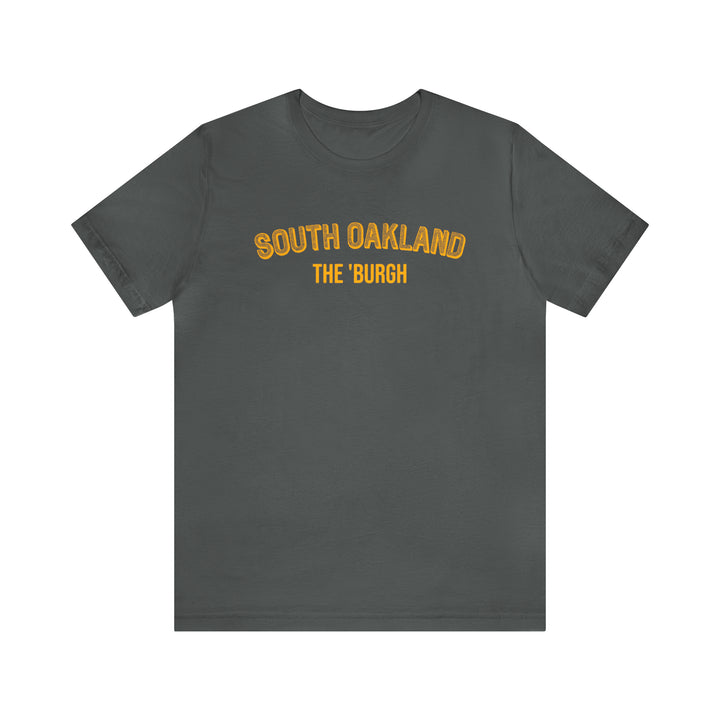 South Oakland - The Burgh Neighborhood Series - Unisex Jersey Short Sleeve Tee T-Shirt Printify Asphalt L 