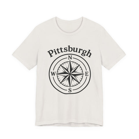 Pittsburgh Compass - Unisex Jersey Short Sleeve Tee