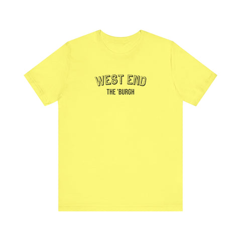 West End - The Burgh Neighborhood Series - Unisex Jersey Short Sleeve Tee