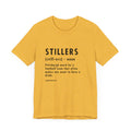 Pittsburghese Definition Series - Stillers - Short Sleeve Tee T-Shirt Printify Heather Yellow Gold XS