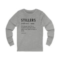 Pittsburghese Definition Series - Stillers -Long Sleeve Tee Long-sleeve Printify S Athletic Heather