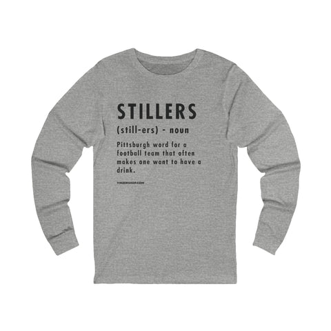 Pittsburghese Definition Series - Stillers -Long Sleeve Tee Long-sleeve Printify S Athletic Heather