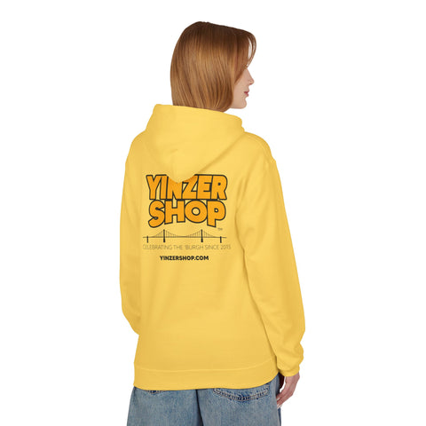 YinzerShop Serving Since 2015 - Print on back - Gildan SF500 Unisex Midweight Softstyle Fleece Hoodie