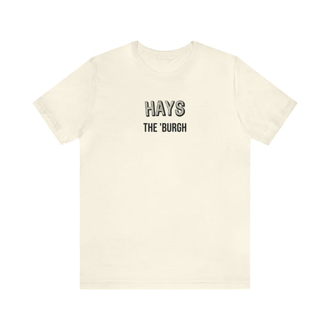 Hays  - The Burgh Neighborhood Series - Unisex Jersey Short Sleeve Tee T-Shirt Printify Natural S 
