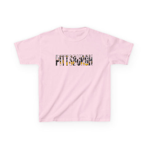 Pittsburgh Football Players - Kids Graphic T-Shirt