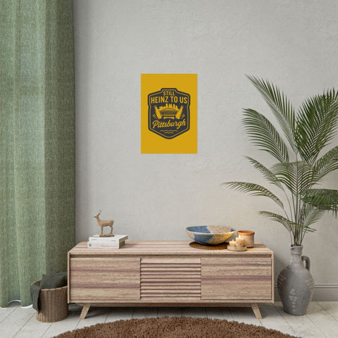 Rolled Art Poster – Pittsburgh Vintage Football Stadium Print with Giclée Color
