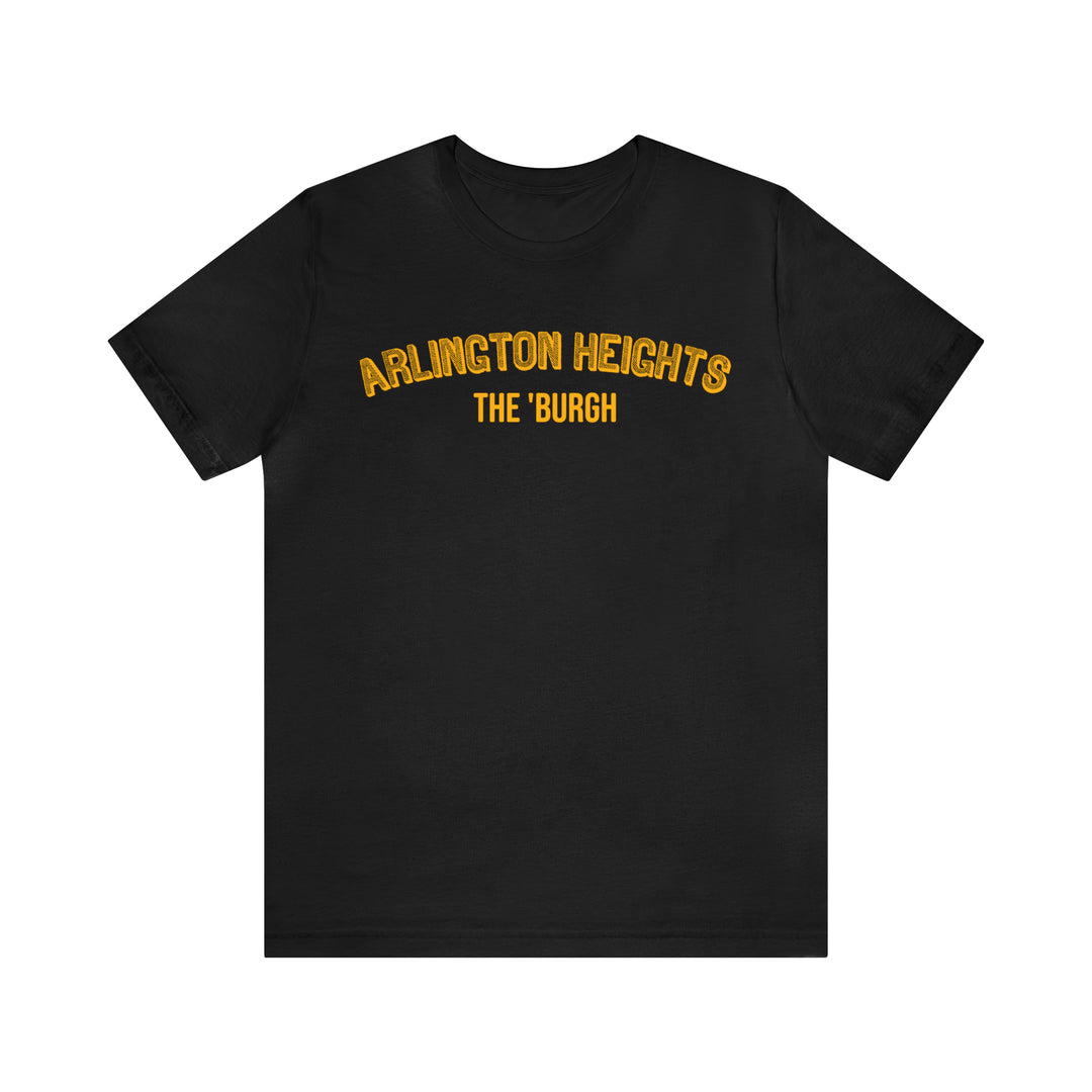 Arlington Heights - The Burgh Neighborhood Series - Unisex Jersey Short Sleeve Tee T-Shirt Printify Black S 