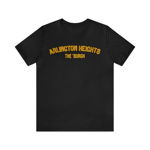 Arlington Heights - The Burgh Neighborhood Series - Unisex Jersey Short Sleeve Tee T-Shirt Printify Black S 